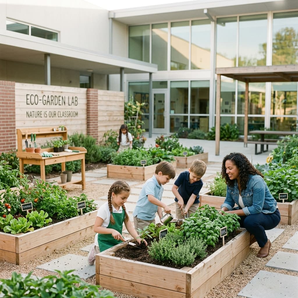 Students learning at Gurukul Public School Bahraich