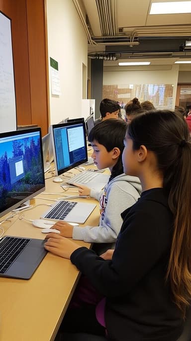 Computer lab at Gurukul Public School Bahraich